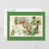  St. Patrick's Day Feestdagenkaart (Voorkant / Achterkant)