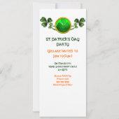ST. PATRICK'S DAY FEESTJE GROENE EMAUROLE MONOGRAM KAART (Achterkant)