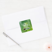 St. Patrick's Day-feeststickers Vierkante Sticker (Envelop)