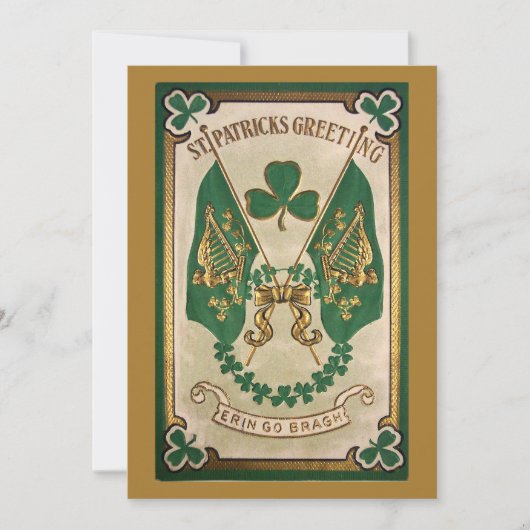 St. Patricks Day-feestuitnodiging Kaart (Voorkant)
