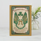 St. Patricks Day-feestuitnodiging Kaart (Staand voorkant)