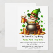 St. Patrick's Day-feestuitnodiging – Veel bier Kaart (Voorkant / Achterkant)
