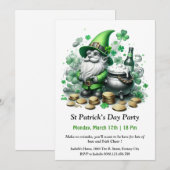 St. Patrick's Day-feestuitnodiging – Veel bier Kaart (Voorkant / Achterkant)