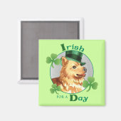 St. Patrick's Day Finse Spitz Magneet (Voorkant / Achterkant)