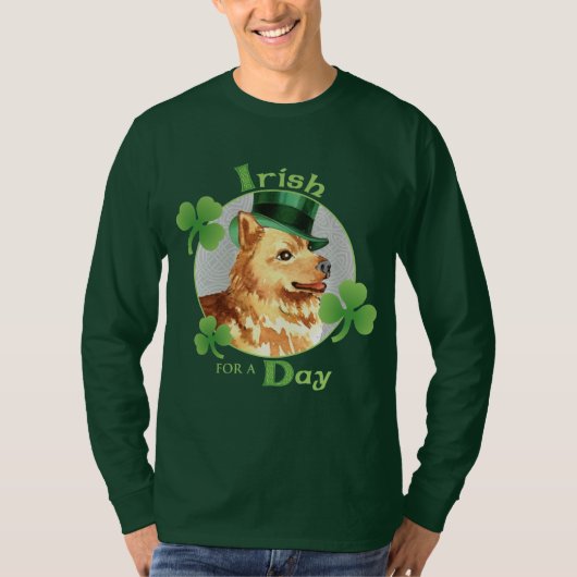 St. Patrick's Day Finse Spitz T-shirt (Voorkant)