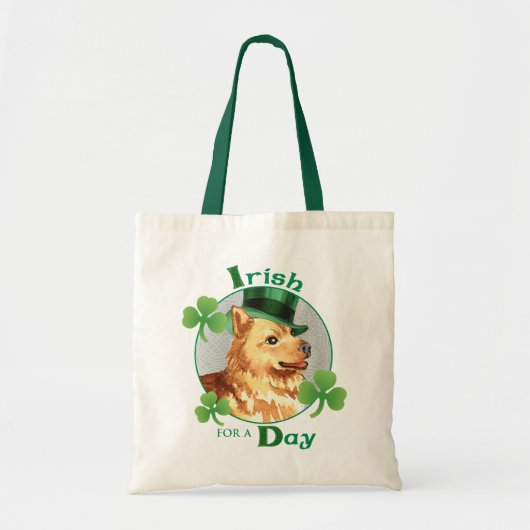 St. Patrick's Day Finse Spitz Tote Bag (Voorkant)