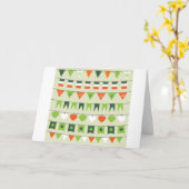 st patricks day flag kaart (Gele Bloem)