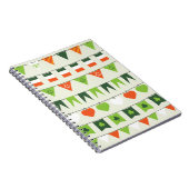 st patricks day flag notitieboek (Rechterzijde)