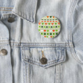 st patricks day flag ronde button 5,7 cm (In situ)