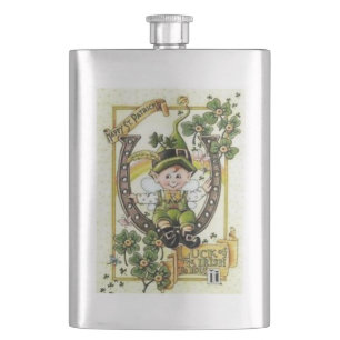 St. Patrick's Day Flask Flacon