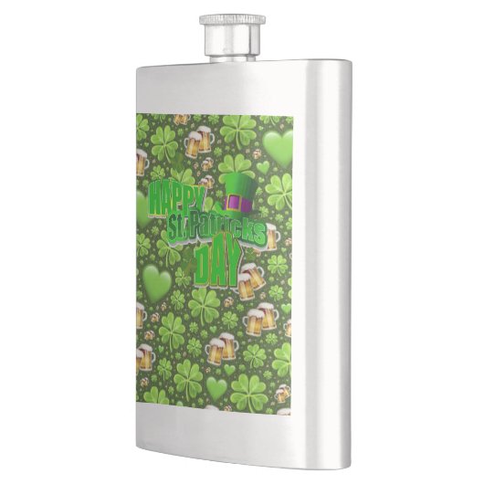 St. Patrick's Day Flask Flacon (Links)