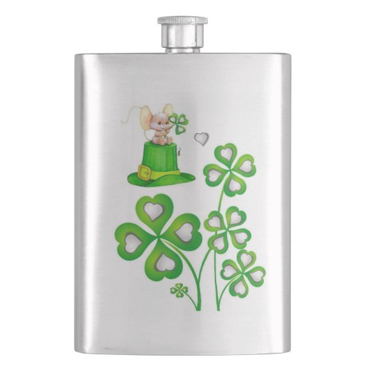 St. Patrick's Day Flask Flacon (Voorkant)