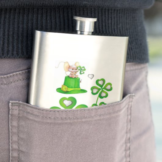 St. Patrick's Day Flask Flacon (Voorbeeld)