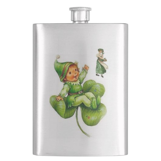 St. Patrick's Day Flask Flacon (Voorkant)