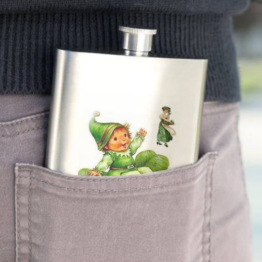St. Patrick's Day Flask Flacon (Voorbeeld)