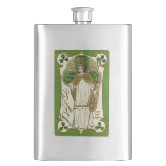St. Patrick's Day Flask Flacon (Voorkant)