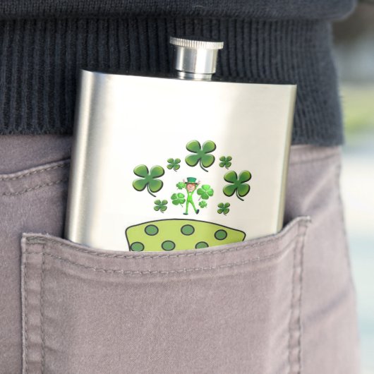 St. Patrick's Day Flask Flacon (Voorbeeld)
