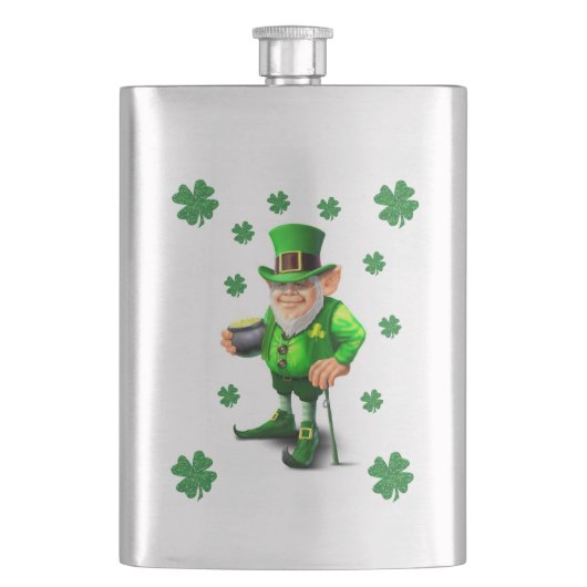 St. Patrick's Day Flask Flacon (Voorkant)