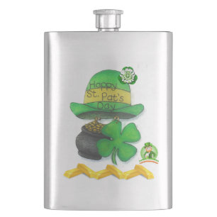 St. Patrick's Day Flask Flacon