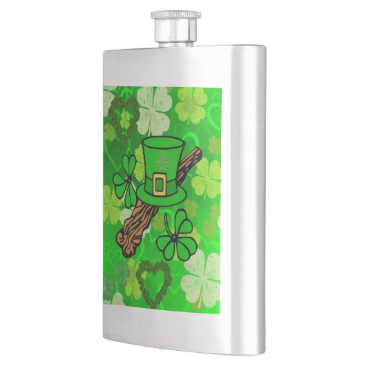 St. Patrick's Day Flask Flacon (Links)