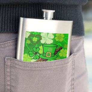 St. Patrick's Day Flask Flacon
