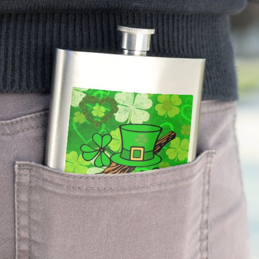 St. Patrick's Day Flask Flacon (Voorbeeld)