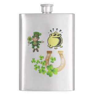 St. Patrick's Day Flask Flacon