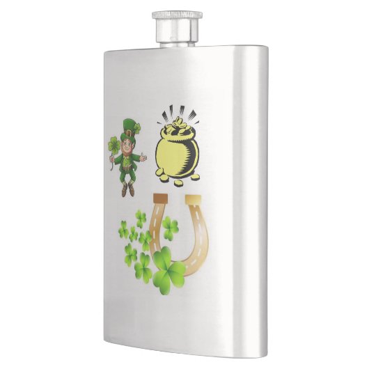 St. Patrick's Day Flask Flacon (Links)