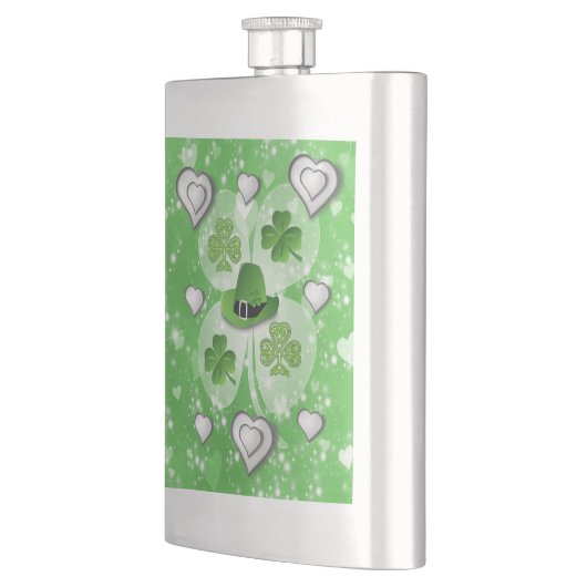 St. Patrick's Day Flask Flacon (Links)