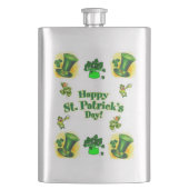 St. Patrick's Day Flask Flacon (Voorkant)