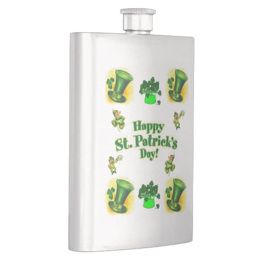 St. Patrick's Day Flask Flacon (Rechts)