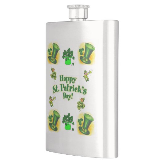 St. Patrick's Day Flask Flacon (Links)