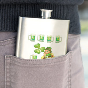 St. Patrick's Day Flask Flacon