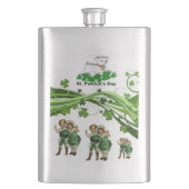 St. Patrick's Day Flask Flacon (Voorkant)