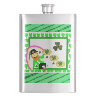St. Patrick's Day Flask Flacon