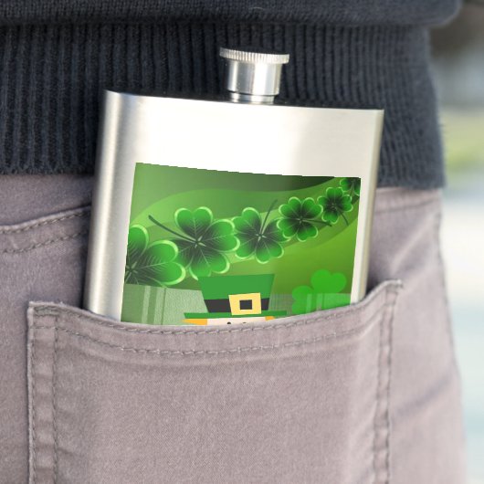 St. Patrick's Day Flask Flacon (Voorbeeld)