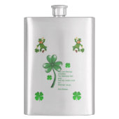 St. Patrick's Day Flask Flacon (Voorkant)