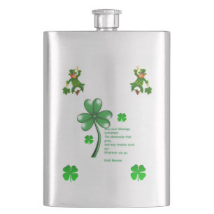 St. Patrick's Day Flask Flacon