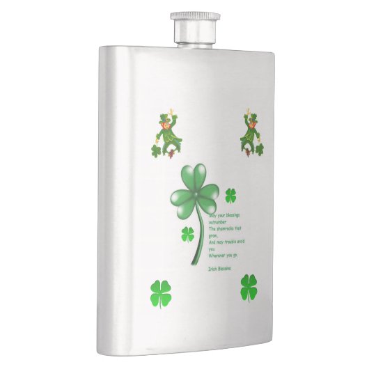 St. Patrick's Day Flask Flacon (Rechts)