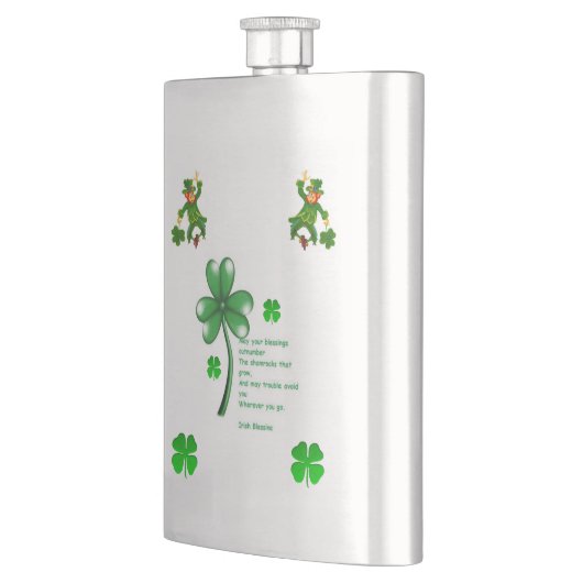 St. Patrick's Day Flask Flacon (Links)