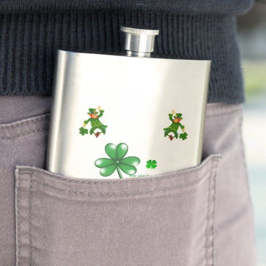 St. Patrick's Day Flask Flacon (Voorbeeld)