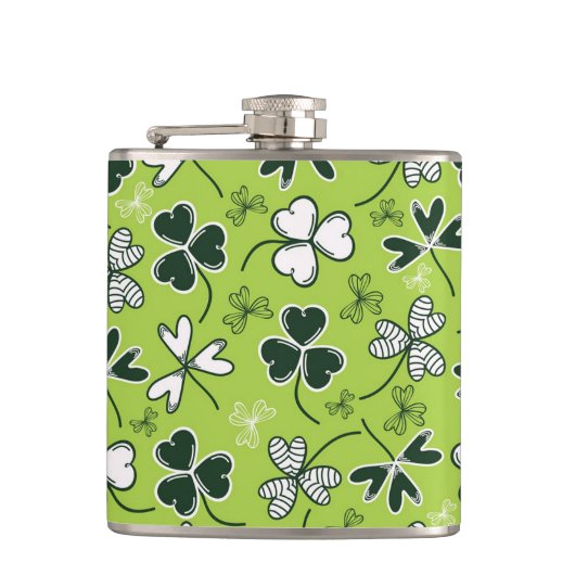 St. Patrick's Day Flask Heupfles (Voorkant)