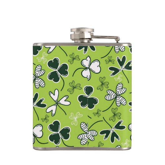 St. Patrick's Day Flask Heupfles (Achterkant)