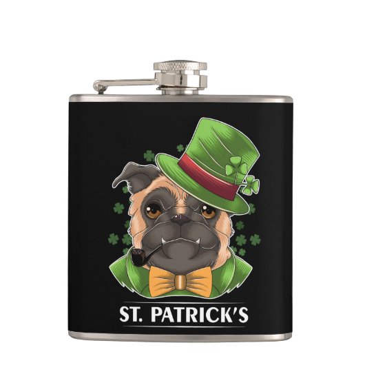 St. Patrick's Day Flask Heupfles (Voorkant)