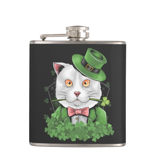 St. Patrick's Day Flask Heupfles (Voorkant)