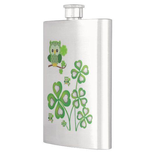 St. Patrick's Day Flask Owl Flacon (Links)