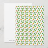 St. Patrick's Day Flat Wenskaart Kaart (Voorkant / Achterkant)
