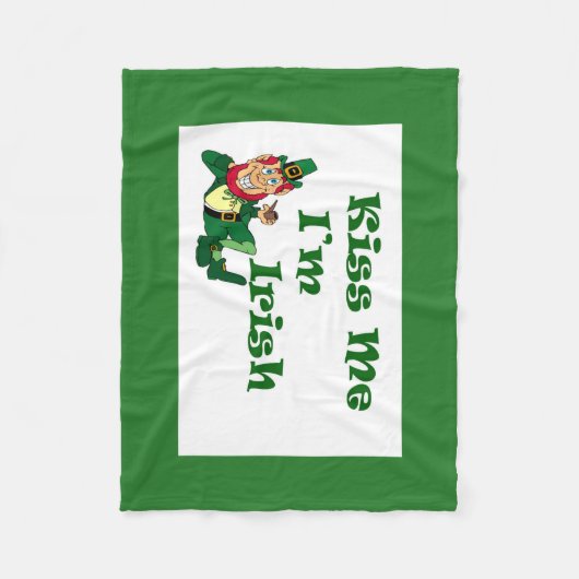 St.Patricks Day Fleece Blanket Deken (Voorkant)