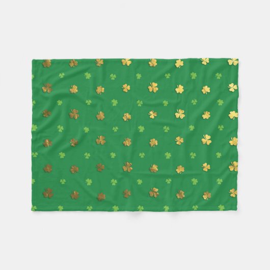 St. Patrick's Day Fleece Blanket Deken (Voorkant (Horizontaal))