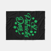 St Patricks Day Fleece Deken (Voorkant (Horizontaal))